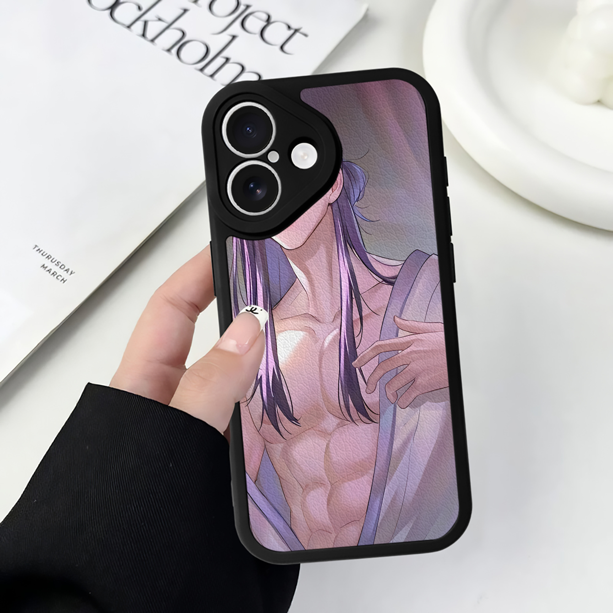 薬屋のひとりごと The Apothecary Diaries 【iPhone 16シリーズ対応】シリコンスマホケース（レザー調） 材質：シリコン